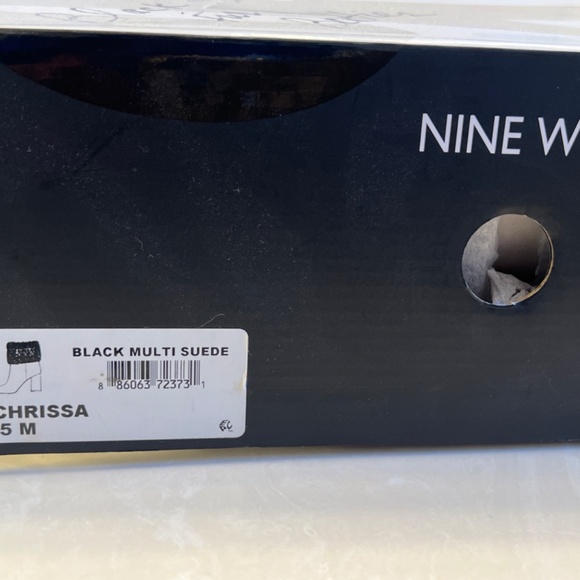 Nine West Chrissa Suede Ankle Booties (New) Size 10.5 - Picture 6 of 6